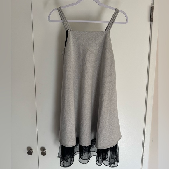 ELPIS Swing Mini Dress with Lace Hem Detail - Picture 1 of 6
